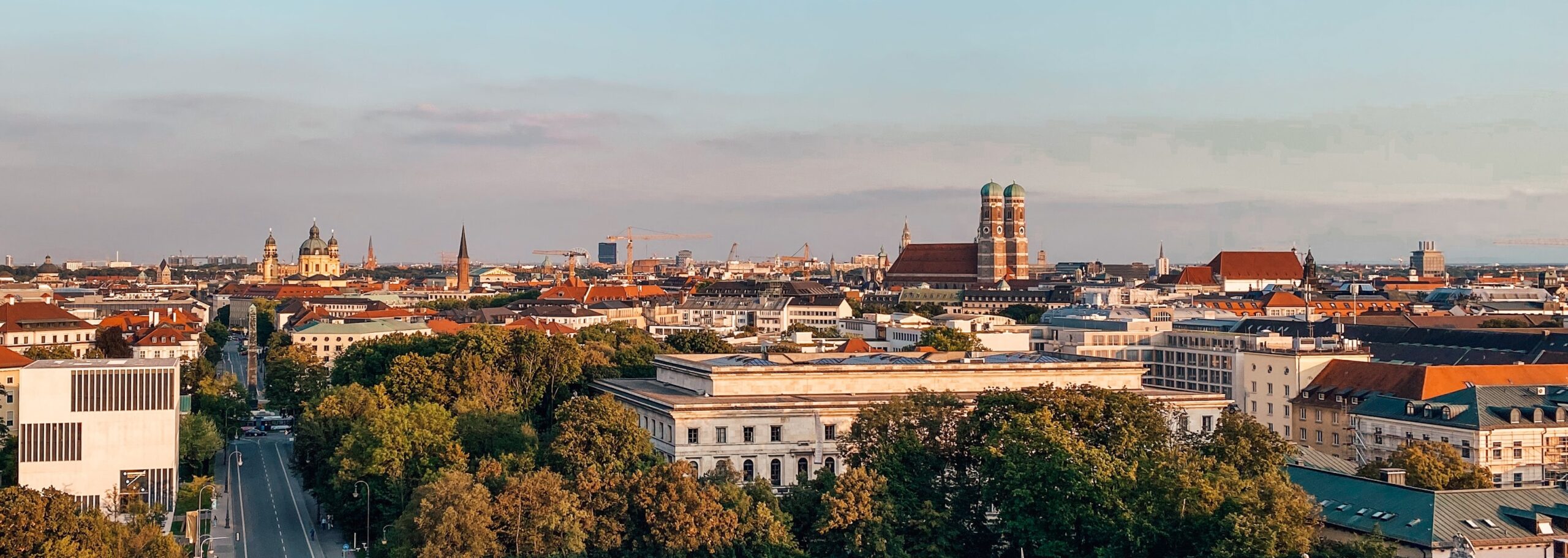 An aerial view of the city of Germany.
