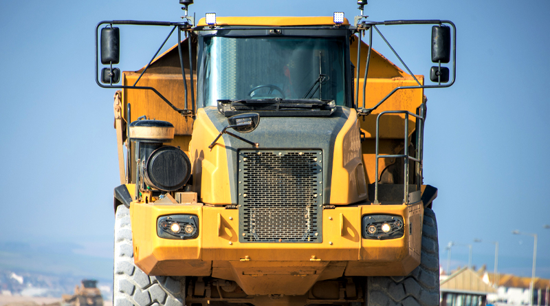 Articulated dump truck