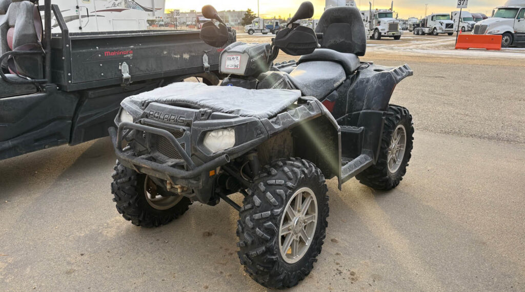 Polaris ATV selling at Ritchie Bros.