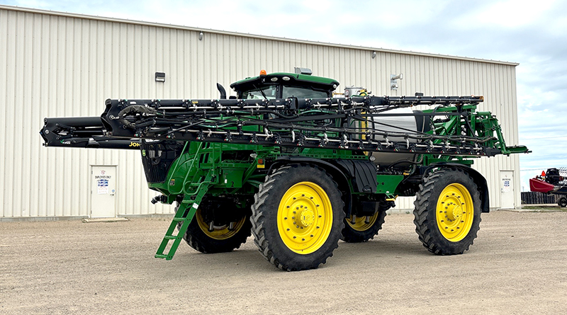 John Deere R4060 sprayer in Saskatchewan