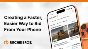 Never Miss a Bid with the New Ritchie Bros. App 