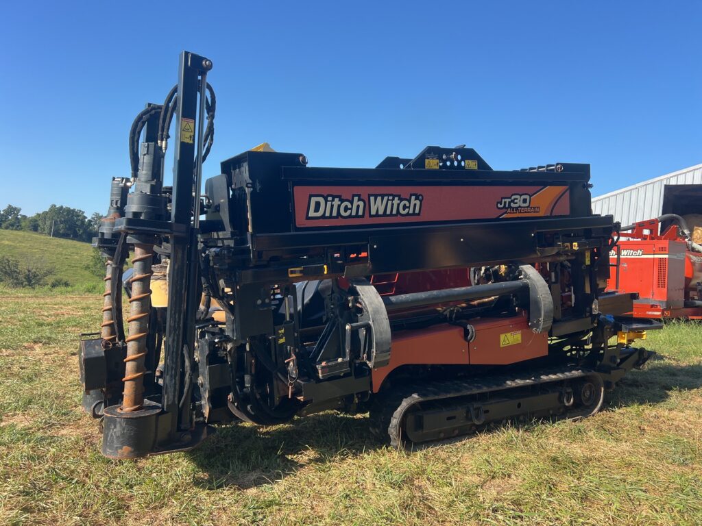 A Ditch Witch JT30 All Terrain Directional Drill