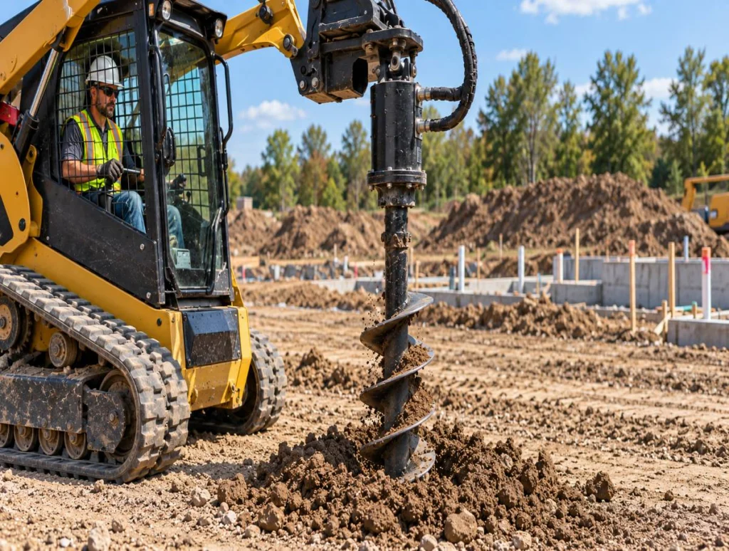 Common skid steer auger attachment problems