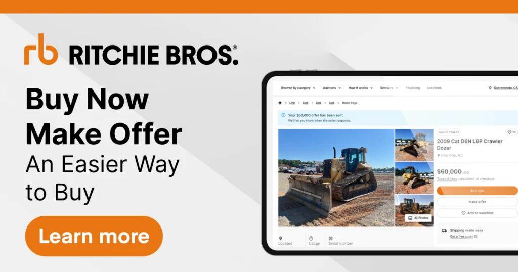 More Ways to Buy: Introducing Buy Now and Make Offer on Ritchie Bros. 