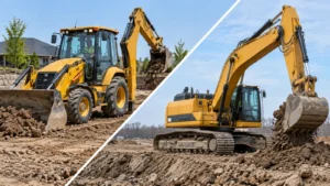 Trackhoe vs backhoe and which one to buy for your farm or job site