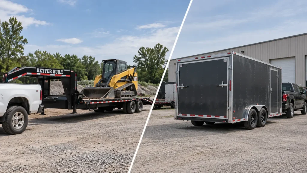 Gooseneck vs bumper pull trailers and which one to buy