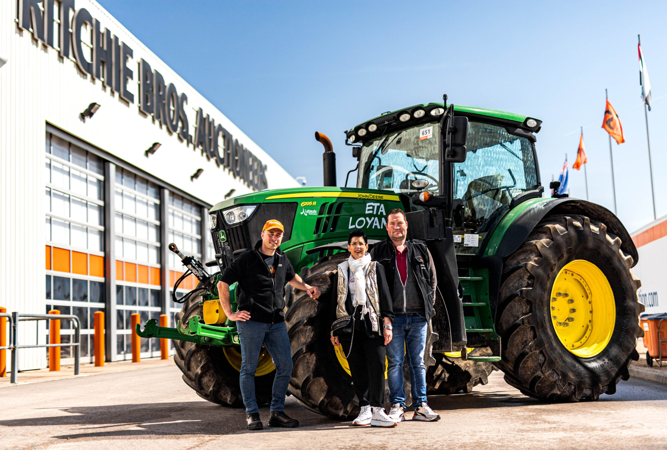 Karine Loyant et Ritchie Bros
