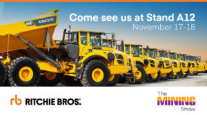 Selling equipment? Ask our experts at the Mining Show