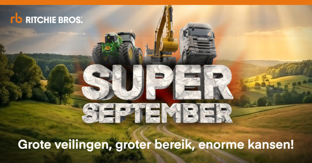 Ritchie Bros. maakt zich op “Super September” – de drukste veilingmaand van het jaar.