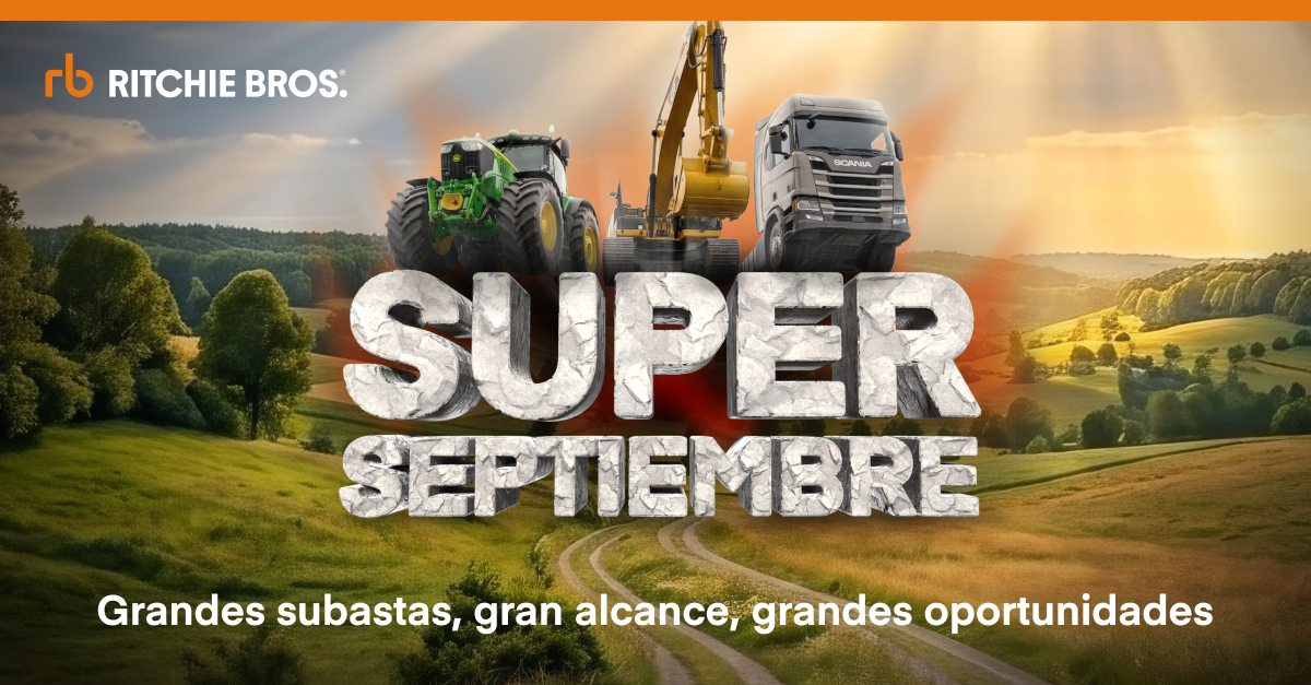 Ritchie Bros. se prepara para el mes de subastas «Super Septiembre», impulsado por la creciente demanda global de compradores